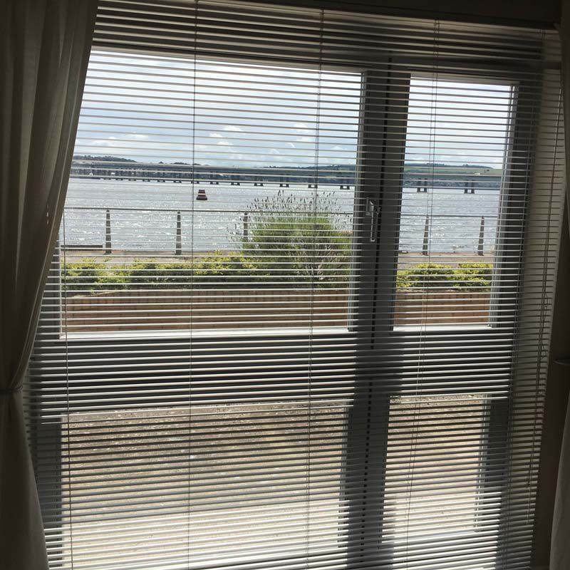 Window view from 3 Marine Parade - self-catering by the River Tay